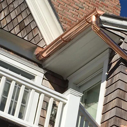 copper gutter installation Lynbrook ny